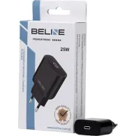 Ładowarka sieciowa Beline 25W GaN BELI02166 - 1x USB-C, PD 3.0, Bez kabla, Czarna