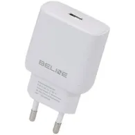 Ładowarka sieciowa Beline 25W GaN BELI02167 - 1x USB-C, PD 3.0, Bez kabla, Biała