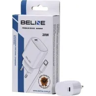 Ładowarka sieciowa Beline 20W BELI02165 - 1x USB-C, Kabel USB-C, Biała