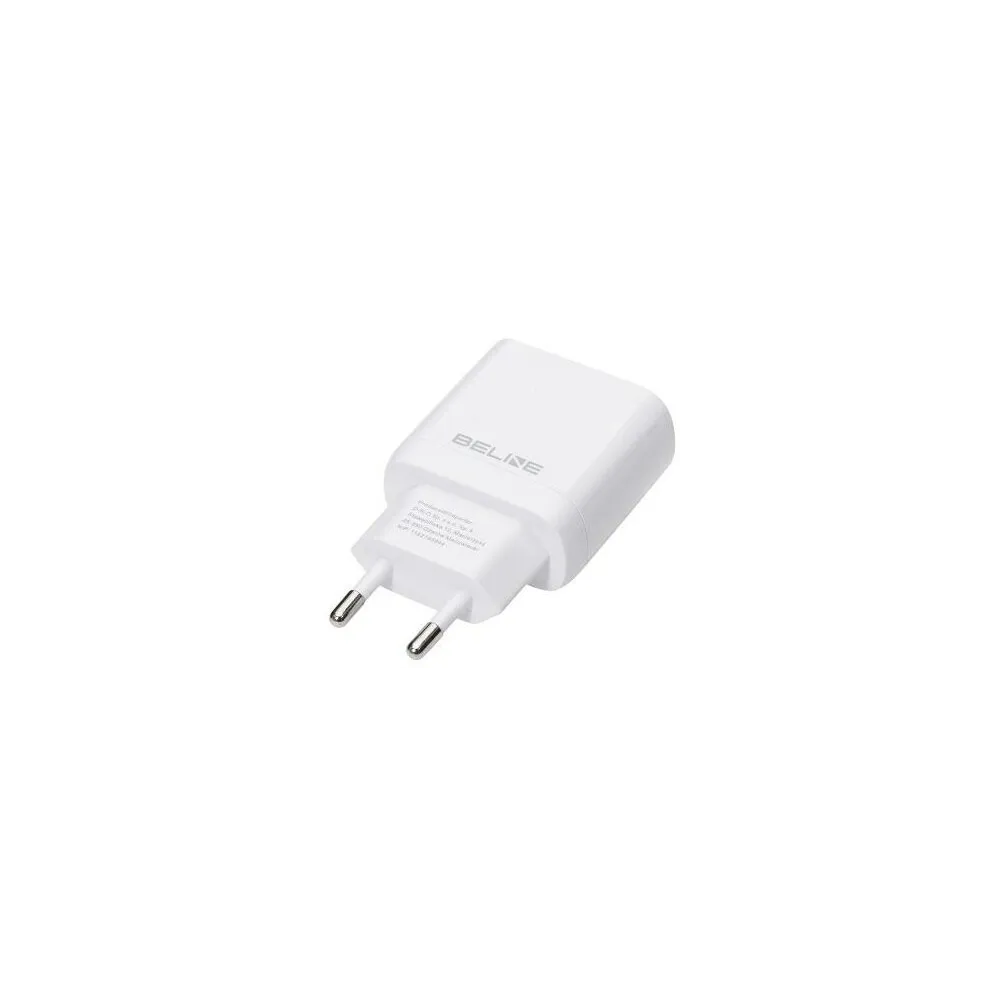 Ładowarka sieciowa Beline 25W GaN BLNCW25C - 1x USB-C, PD 3.0, Kabel USB-C, Biała