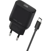 Ładowarka sieciowa Beline 25W GaN BLNCB25C - 1x USB-C, PD 3.0, Kabel USB-C, Czarna