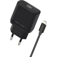 Ładowarka sieciowa Beline 30W GaN BELI02174 - USB-C, Kabel Lightning, Czarna