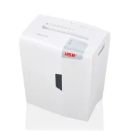 Niszczarka dokumentów HSM Shredstar X5 1043121 - ścinki 4,0x35mm/ 5 arkuszy 80 g/ kosz 18 l/ P-4, Biała
