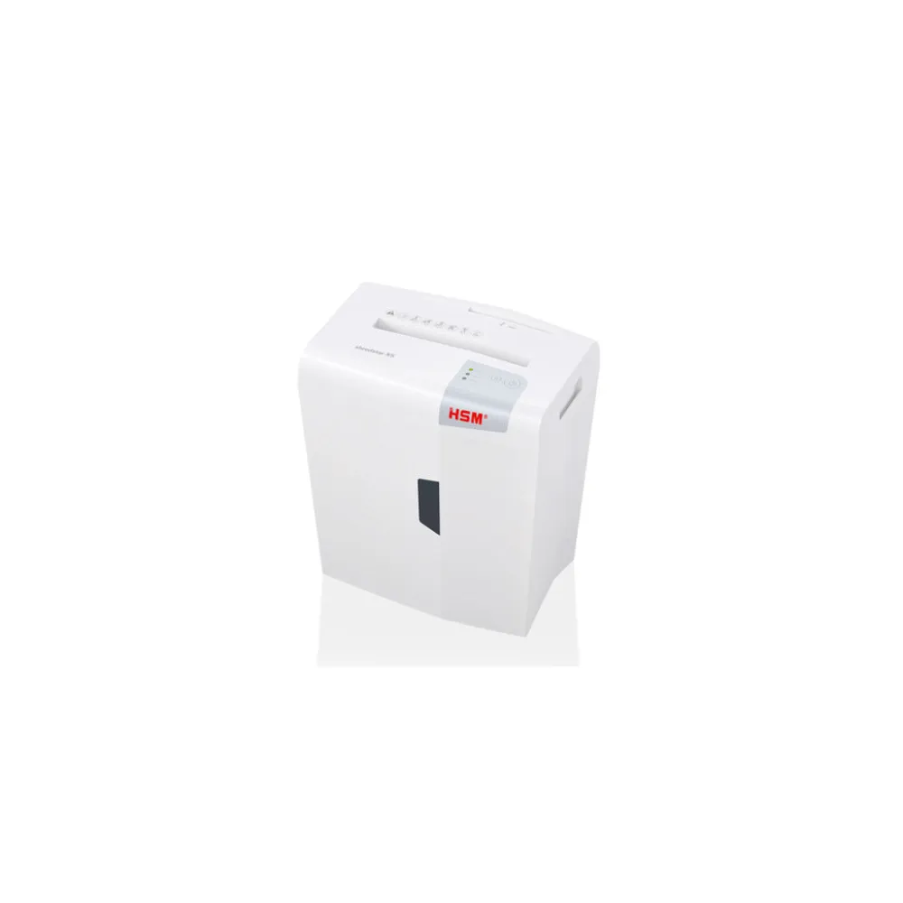 Niszczarka dokumentów HSM Shredstar X5 1043121 - ścinki 4,0x35mm/ 5 arkuszy 80 g/ kosz 18 l/ P-4, Biała