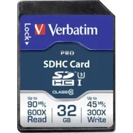 Karta pamięci Verbatim Pro SDHC 32GB 47021, Class 10, UHS, 90MB, s, 45MB, s, Czarna | Sklep ITnes.pl, IT for BUSINESS