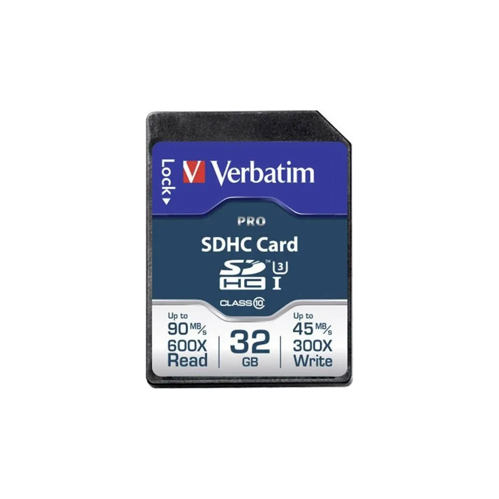 Karta pamięci Verbatim Pro SDHC 32GB 47021, Class 10, UHS, 90MB, s, 45MB, s, Czarna | Sklep ITnes.pl, IT for BUSINESS