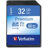 Karta pamięci Verbatim Premium U1 SDHC 32GB 43963, Class 10, UHS-1, V10, 90MB, s, 10MB, s, Czarna | Sklep ITnes.pl, IT for BUSINESS
