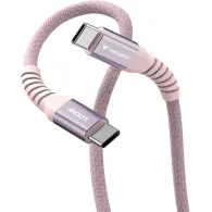 Kabel Verbatim USB-C PD 60W 31857 - 1,2 m, USB 2.0, Magnetyczny, Różowy