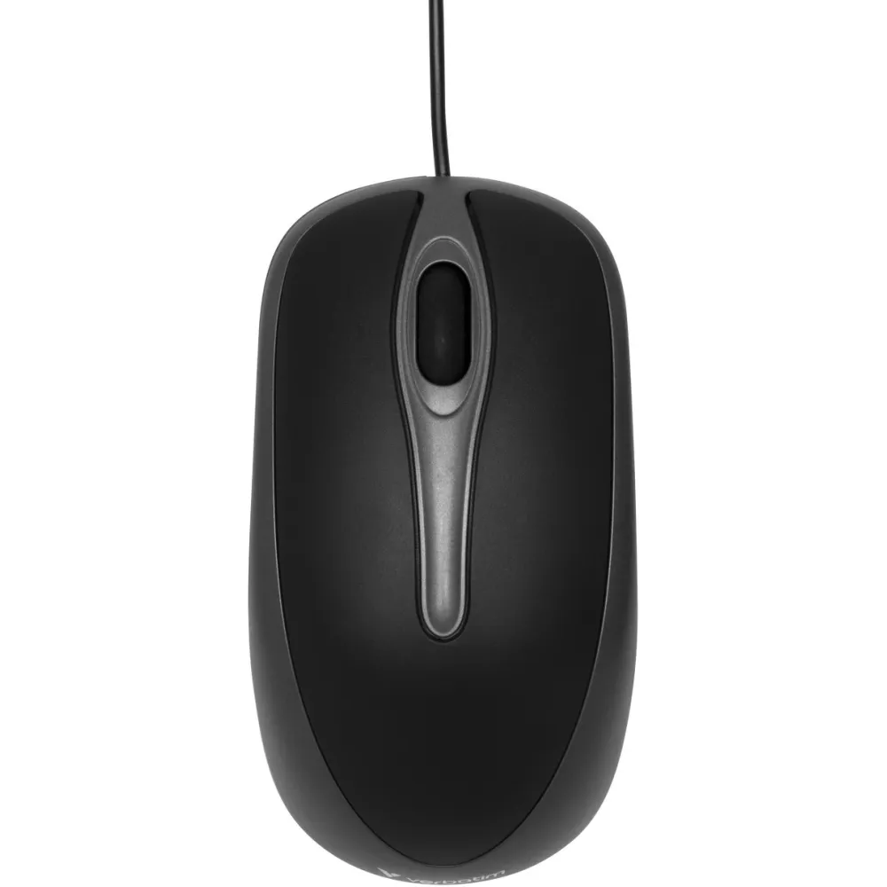 Mysz przewodowa Verbatim Optical Desktop Mouse 49019 - USB 2.0, Optyczna, 1000 DPI, Czarna