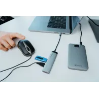 Mysz przewodowa Verbatim Optical Desktop Mouse 49019 - USB 2.0, Optyczna, 1000 DPI, Czarna