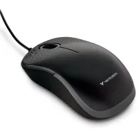 Mysz przewodowa Verbatim Silent 49024 - USB-A, 1000 DPI, Czarna