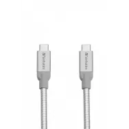 Kabel Verbatim USB-C 48867, 30 cm, USB 3.2 Gen 2, Srebrny | Sklep ITnes.pl, IT for BUSINESS