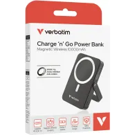 Powerbank Verbatim Charge 'n' Go 32264 - 10000 mAh, USB-C, PD 3.0, QC 3.0, Czarny
