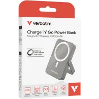 Powerbank Verbatim Charge 'n' Go 32268 - 10000 mAh, USB-C, PD 3.0, QC 3.0, Szary