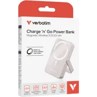 Powerbank Verbatim Charge 'n' Go 32267 - 10000 mAh, USB-C, PD 3.0, QC 3.0, Różowy