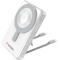 Powerbank Verbatim Charge 'n' Go Display 32273 - 10000mAh, 3x USB-C, PD 3.0, QC 3.0, Srebrny