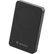 Powerbank Verbatim Charge 'n' Go Essentials 32227 - 10000 mAh, 15W magnetyczny, 20W przewodowy, USB-C, PD 3.0, QC 3.0, Czarny