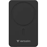 Powerbank Verbatim Charge 'n' Go Essentials 32227 - 10000 mAh, 15W magnetyczny, 20W przewodowy, USB-C, PD 3.0, QC 3.0, Czarny
