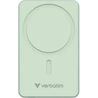 Powerbank Verbatim Charge 'n' Go Essentials 32228 - 10000 mAh, 15W magnetyczny, 20W przewodowy, USB-C, PD 3.0, QC 3.0, Zielony