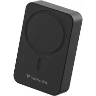 Powerbank Verbatim Charge 'n' Go Essentials 32223 - 20000 mAh, 15W magnetyczny, 20W przewodowy, USB-C, PD 3.0, QC 3.0, Czarny