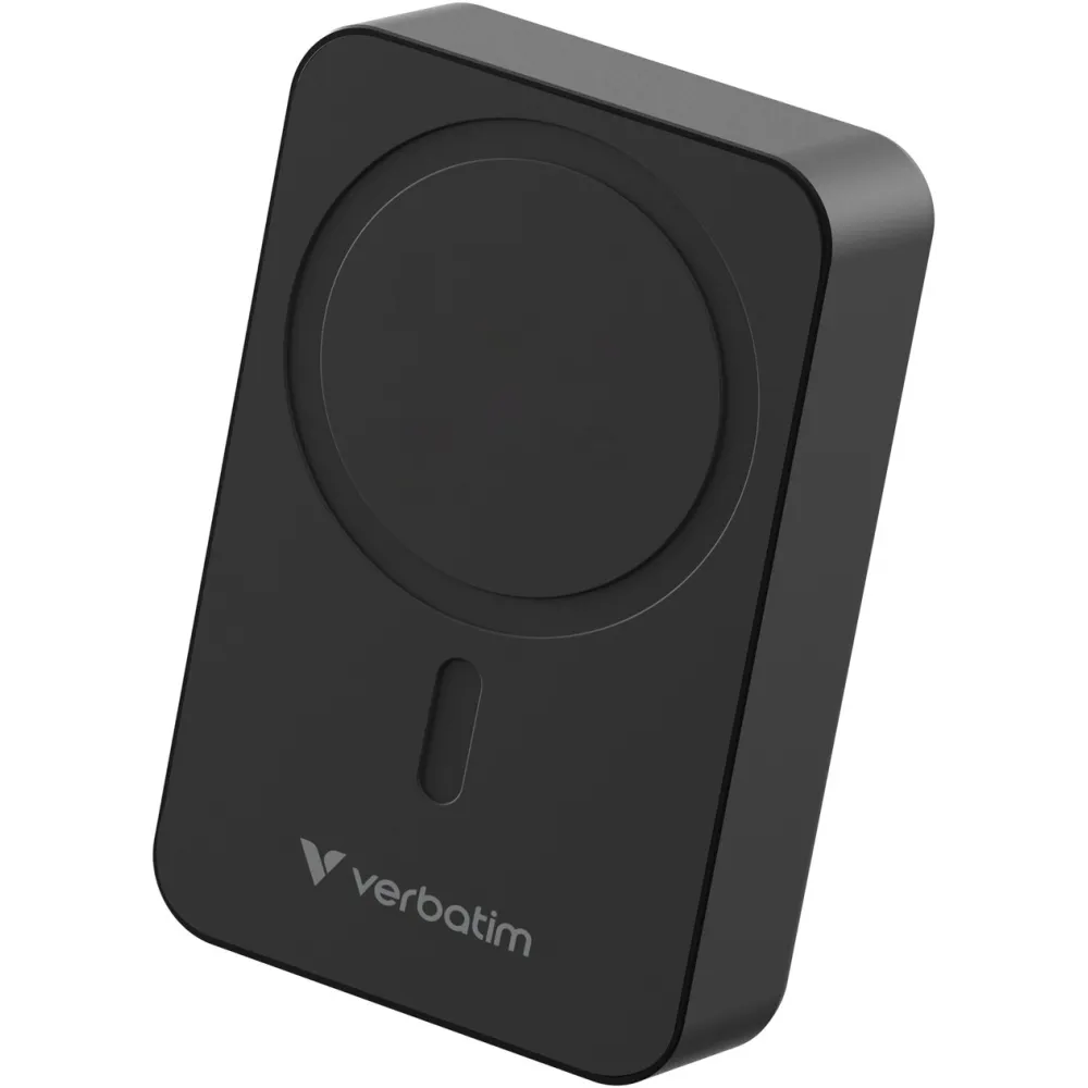 Powerbank Verbatim Charge 'n' Go Essentials 32223 - 20000 mAh, 15W magnetyczny, 20W przewodowy, USB-C, PD 3.0, QC 3.0, Czarny
