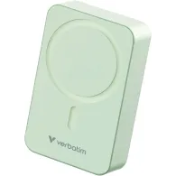 Powerbank Verbatim Charge 'n' Go Essentials 32224 - 20000 mAh, 15W magnetyczny, 20W przewodowy, USB-C, PD 3.0, QC 3.0, Zielony