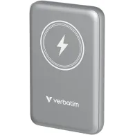 Powerbank Verbatim Charge 'n' Go 32249 - 10000 mAh, 15W magnetyczny, 20W przewodowy, USB-C, PD 3.0, QC 3.0, Szary