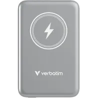 Powerbank Verbatim Charge 'n' Go 32249 - 10000 mAh, 15W magnetyczny, 20W przewodowy, USB-C, PD 3.0, QC 3.0, Szary
