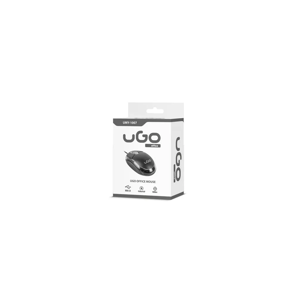 UGo UMY-1007 MYSZ UGO SIMPLE 1000DPI CZARNA OPTYCZNA USB | Sklep ITnes.pl - IT for BUSINESS UGo UMY-1007 MYSZ UGO SIMPLE 1000DPI CZARNA OPTYCZNA USB | Sklep ITnes.pl - IT for BUSINESS