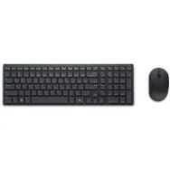 Zestaw bezprzewodowy klawiatury i myszy Dell Silent Keyboard and Mouse KM555 580-BBWJ - Ukraiński, Czarny