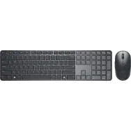 Zestaw bezprzewodowy klawiatury i myszy Dell Pro 7 Slim Keyboard and Mouse KM726 580-BDLH - Ukraiński (QWERTY), Czarny