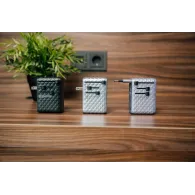 Ładowarka podróżna Verbatim Charge 'n' Travel 100W GaN III 30191 - 2x USB-C, 2x USB-A, Czarna