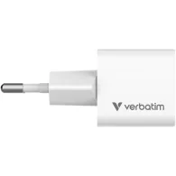 Ładowarka sieciowa Verbatim Mini GaN Charger 20W 32395 - 1x USB-C, Biała