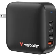 Ładowarka sieciowa Verbatim Mini GaN 165W 32216 - 3x USB-C, 1x USB-A, PD 3.0, Czarna