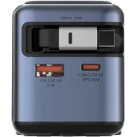 Ładowarka sieciowa Verbatim Mini GaN HDR-30-15 32059 - kabel USB-C, 1x USB-C, 1x USB-A