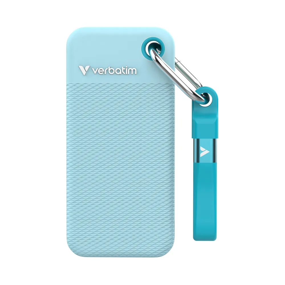 Dysk zewnętrzny SSD 1TB Verbatim Pocket SSD DQVE32324PLG, USB-C 3.2 Gen 2, Niebieski | Sklep ITnes.pl, IT for BUSINESS