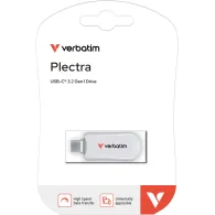 Pendrive Verbatim Plectra 512 GB 30231 - USB-C 3.2 Gen 1, 100MB/s, Biały