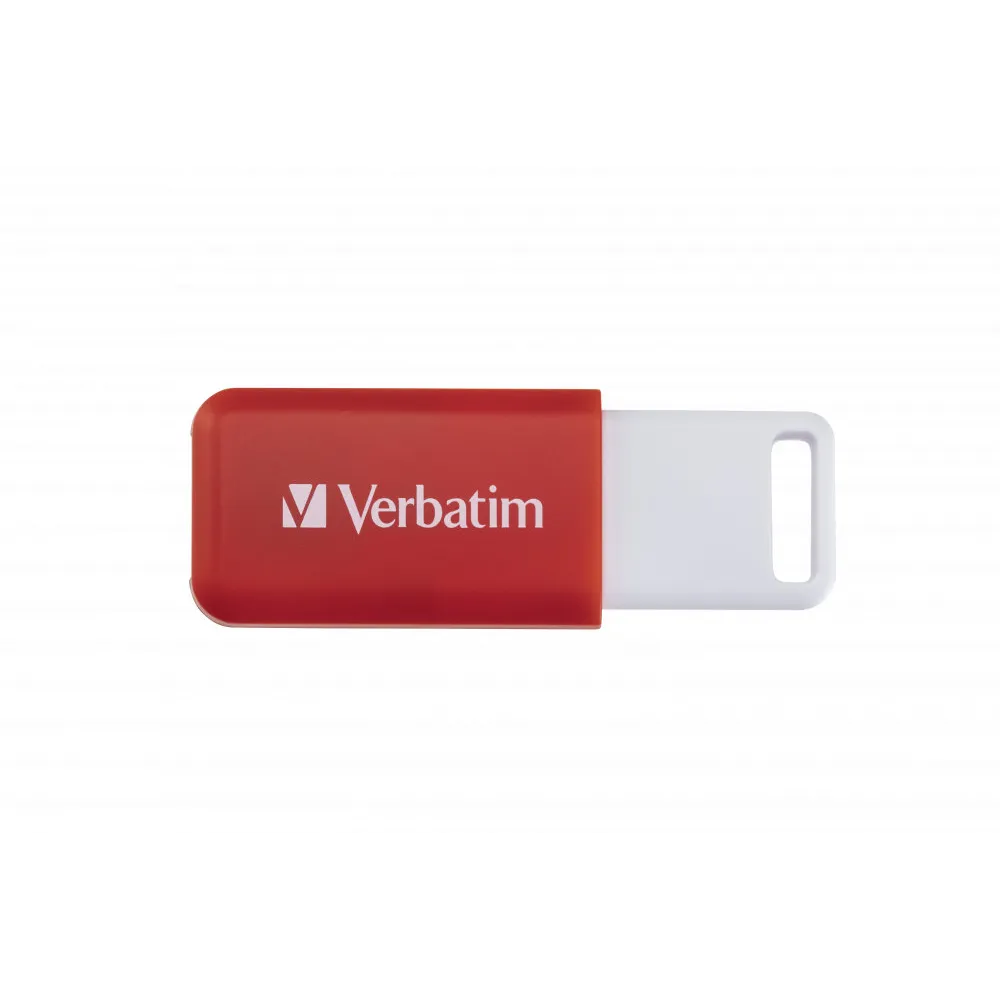 Pendrive Verbatim DataBar 16 GB 49453 - USB-A 2.0, Czerwony