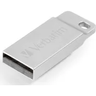 Pendrive Verbatim Metal Executive 64 GB 98750 - USB-A 2.0, Srebrny