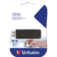 Verbatim 98696 PENDRIVE VERBATIM 16GB SLIDER USB 2.0 | Sklep ITnes.pl - IT for BUSINESS