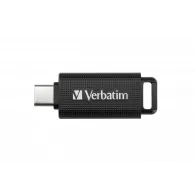 Pendrive Verbatim Store'n'Go Slider USB-C 128 GB 49459 - USB-A 3.2 Gen 1, 100 MB|s, Czarny