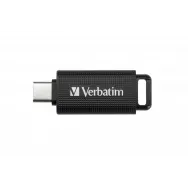 Pendrive Verbatim Store'n'Go Slider USB-C 128 GB 49459 - USB-A 3.2 Gen 1, 100 MB|s, Czarny