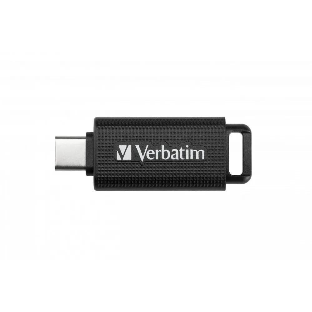Pendrive Verbatim Store'n'Go Slider USB-C 64 GB 49458 - USB-A 3.2 Gen 1, 100 MB|s, Czarny