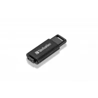 Pendrive Verbatim Store'n'Go Slider USB-C 64 GB 49458 - USB-A 3.2 Gen 1, 100 MB|s, Czarny