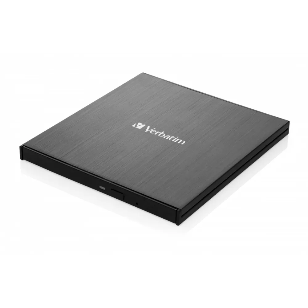 Napęd optyczny zewnętrzny Verbatim Slimline Blu-ray USB-C 43889, Czarny | Sklep ITnes.pl, IT for BUSINESS