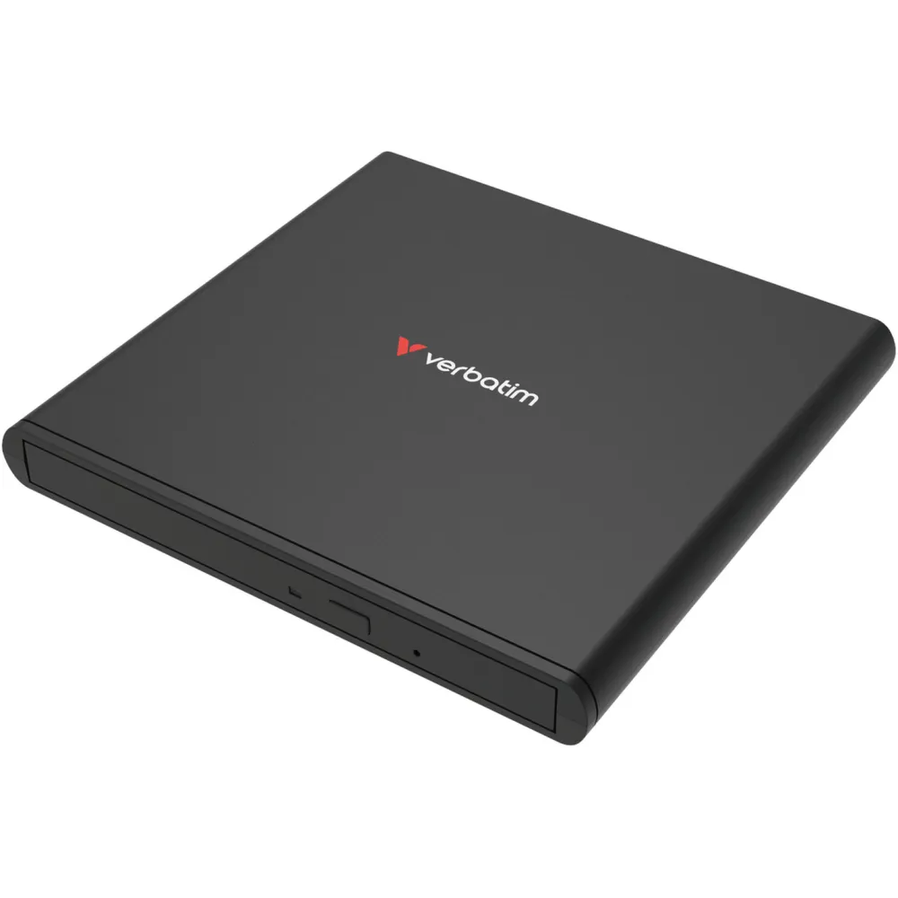 Napęd optyczny zewnętrzny Verbatim Slimline 98938, CD|DVD|DVD-WR, USB 2.0, Czarny | Sklep ITnes.pl, IT for BUSINESS