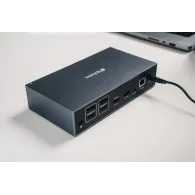 Stacja dokująca Verbatim USB-C Pro CDS-17 32172 - 3xHDMI 2xDP RJ-45 5xUSB 2xUSB-C SD microSD DC audio