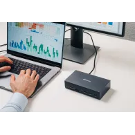 Stacja dokująca Verbatim USB-C Pro CDS-17 32172 - 3xHDMI 2xDP RJ-45 5xUSB 2xUSB-C SD microSD DC audio