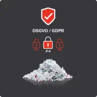 Niszczarka dokumentów HSM Shredstar X15 1030121 - ścinki 4,0x37mm, 15 arkuszy 80 g, kosz 26 l, P-4, Biała