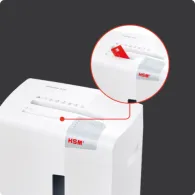 Niszczarka dokumentów HSM Shredstar X15 1030121 - ścinki 4,0x37mm, 15 arkuszy 80 g, kosz 26 l, P-4, Biała